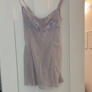 Lavender Lace Trim Cami
